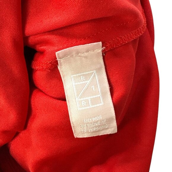 Ieena Mac Duggal Floral Puff Sleeve Tie Slit Romantic Midi Dress Pink Red Size 0 - Picture 14 of 15